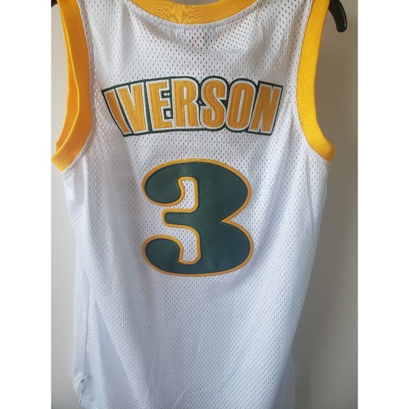 Allen Iverson Jersey Bethel High School Men Small Sixers Headgear Classics